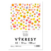Výkresy 180 g, A3, 10 ks, farba biela - A3 - 10 hárkov - Biela - 180 g/m2 - Krpa - 10 HAR. - Krpa biele výkresy KRPA