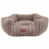 Biglo Cobe Hexagon Mocca - elegantný a mäkký pelech pre psa a mačku, káva - L