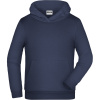 James & Nicholson Mikina s kapucí JN 796K, dětská COT02796K00305-navy 2XL Navy
