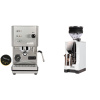 Profitec GO, brushed stainless steel + Eureka Mignon Zero, CR white