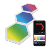 GoSmart LED svietidlo Hexagon, rozširovacia sada, 3 diely, RGBIC stmievateľné, WiFi (ZIW223R)