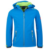 TrollKids Detská lyžiarska bunda Trollfjord Jacket medium blue/green waterproof blue (161-106) 164