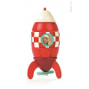 Janod drevená magnetická skladačka Raketa Kit magnet 16 cm 9 ks