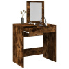 Toaletný stolík so zrkadlom dymový dub 73x46,5x120 cm-ForU-848224