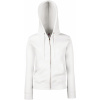 Fruit of the Loom Mikina Premium Lady-Fit Hooded Jacket s kapucí na zip, dámská COT16211800105-white 2XL Bílá