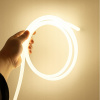 LED Neónový pás biely neutrálny 360° okrúhly, predaj na metre, vonkajší, 230V
