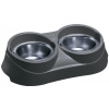 Ferplast DUO FEED 03 anthracite držiak s miskami