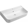 Isvea Sistema umývadlo 70x38 cm obdĺžnik klasické umývadlo-pultové umývadlo biela 10PL53070
