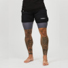 GymBeam Pánske Šortky 2in1 Black Grey XXL