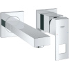 GROHE Eurocube 2-otvorová páková umývadlová batéria pod omietku, pre nástennú montáž, s rozetami, výtok 171 mm, chróm, 19895000