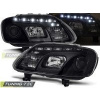 Predné svetlá Volkswagen Touran, Caddy, 2003-2006, LED Daylight, čierne black