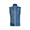 Ortovox pánská softshellová vesta Col Becchei Vest M | farba: Mountain blue, veľkosť: XL