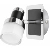 Rabalux Harold nástenná lampa 1x5 W čierna-chrómová-opálová 5021