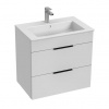 Jika Skrinka Cube s umývadlom 65 cm, biely lesk H4536021763001
