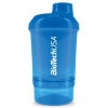 BioTech šejker 300 + 150 ml modrý