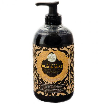 Nesti Dante - prírodné tekuté mydlo s karbónom Luxury Black Soap 500 ml