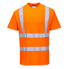 PORTWEST HI-VIS BAVLNA S170 / Funkčné reflexné tričko - HV oranžová XL