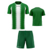 Pánsky futbalový set Givova Stripe, zelená/ biela Veľkosť: L