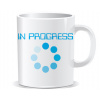 Hrnček Premium In progress sv. modrá