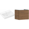 Súprava skrinka Hansgrohe Xilesa E 54253550, umývadlo Hansgrohe Xanuia Q 60133450
