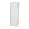 Mereo Opto kúpeľňová skrinka vysoká 125 cm, ľavé otváranie, Multidecor, Biela vysoký lesk CN995LBIEL
