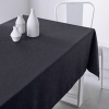TODAY obrus Essential 100% polyester Fusain - tm. sivá - 150x250 cm