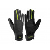 LEKI Rukavice GUIDE charcoal/neon yellow/white - čierne Veľkosť - rukavice: 7