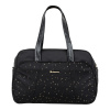 KikkaBoo Prebaľovacia taška Chelsea Confetti Black 43x28x16 čierna