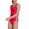 adidas Marimekko 3 Stripes Swimsuit Ladies Magenta/Red 14 (L)