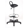 Zvýšená laboratórna stolička VARIANT Special CH, čierna