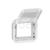 Legrand Plexo IP55 Adaptér pre 2-modulové prístroje Mosaic/Arteor, s priehľadnou krytkou, Biela
