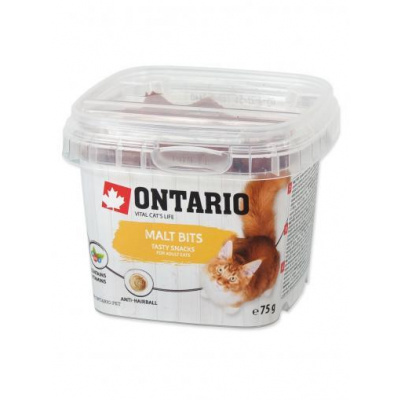 Ontario Cat Snack Malt Bits 75 g