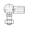 TOOLCRAFT uhlové kĺby 10 mm Galvanizovaná oceľ 147232 10 ks; 147232