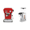 Ascaso Dream ONE, Love Red + Rocket Espresso FAUSTINO 3.1, copper