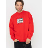 Volcom Stoneye Crew (lifeguard red) M, červená