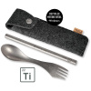 Light My Fire Spork'n Straw Kit Titanium