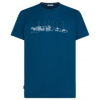 Icebreaker Merino 150 Tech Lite SS Tee The Peaks Men modrá XXL
