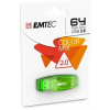 USB kľúč, 64GB, USB 2.0, EMTEC C410 Color, zelená