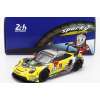 Spark-model Porsche 911 991-2 4.2l Rsr-19 Team Hubauto Racing N 72 24h Hyperpole Gtpro Class Le Mans 2021 M.martin - A.parente - D.vanthoor 1:64 Yellow Grey