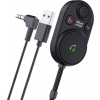Transmiter audio bluetooth Jack 3,5mm AUX čierny