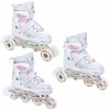 Roller korčule 3in1 Croxer Optima White/Pink 31-34 (Roller korčule 3in1 Croxer Optima White/Pink 31-34)