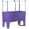 Veľká stacionárna vaňa Blovi na kúpanie psov, fialová