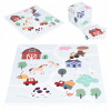 EcoToys Veľká podložka Puzzle z EVA peny Farma 21 ks