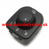 Škoda SUPERB II 5/2013- spínač el. ovládania spätných zrkadiel