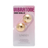 VIBRATONE DUO BALLS GOLD BLISTERCARD