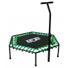 FITNESS Trampolína s madlom 130 cm AGA MR1130GREEN - zelená