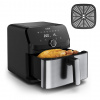 Tefal Easy Fry Mega EY855D10 fritovací hrnec Samostarný 7,5 l Samostatné 2020 W Horkovzdušná fritéza Černá, Nerezová ocel