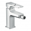 Hansgrohe Metropol, bidetová batéria so strmeňovou pákou a odtokovou súpravou Push-Open, chrómová, HAN-74520000