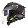 Prilba LS2 OF618 VERSO II AIR BLACK H-VIS YELLOW Veľkosť: XL (61-62 cm)