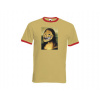 Pánske tričko s kontrastnými lemami Mona Lisa